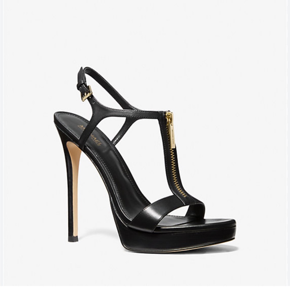 MICHAEL Michael Kors Berkley Leather Stiletto Sandals